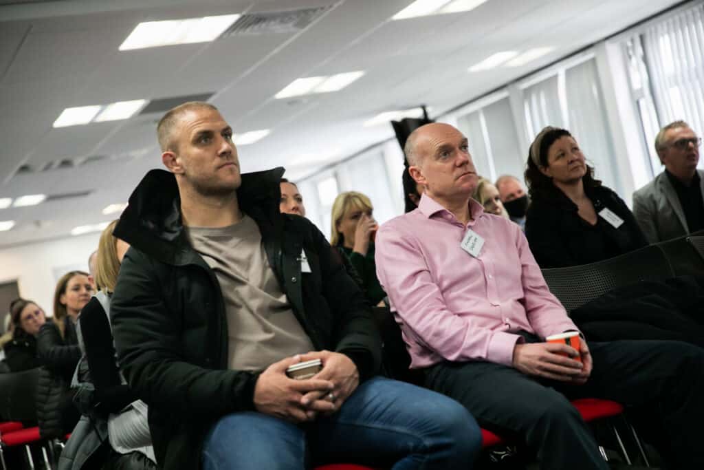 Lee Mossop at Kidscan Research Evening